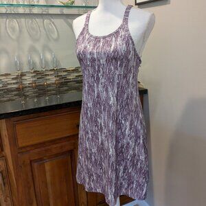Columbia Omni-Wick Purple Athletic Dress | XS | Built-In Sports Bra Criss Cross
